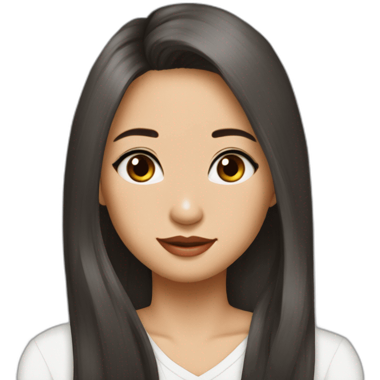 lintang kusuma asmara long hair emoji