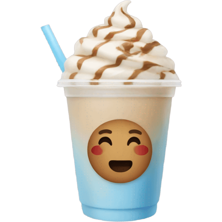 Iced latte emoji