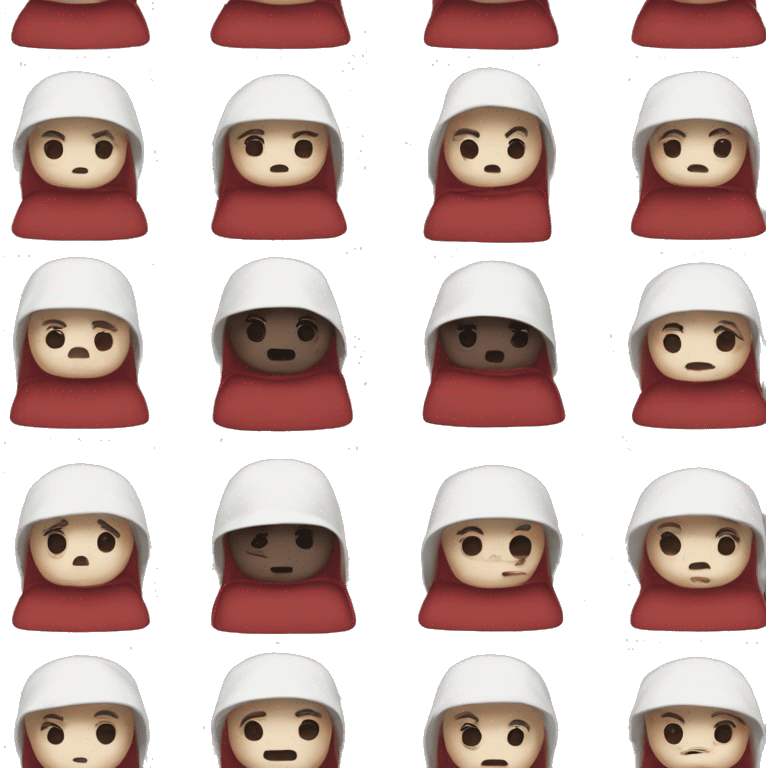 the handmaid’s tale no face emoji