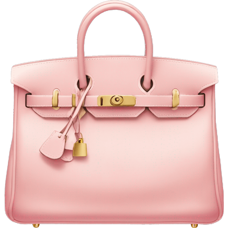 Light pink hermes birkin bag emoji