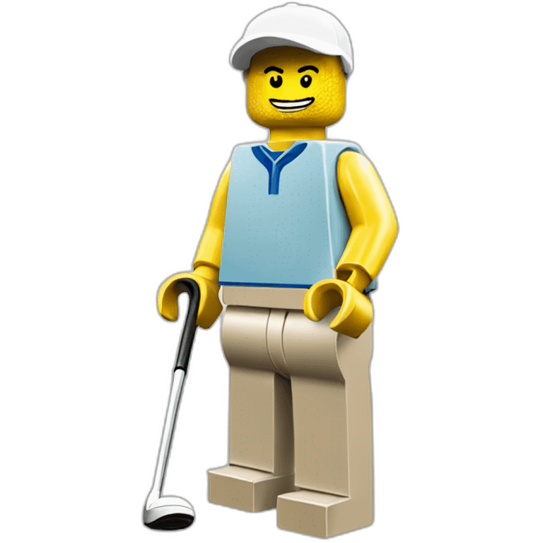 lego golfplayer emoji