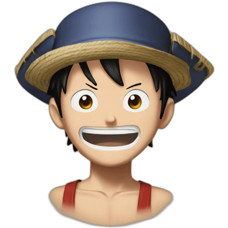 luffy of one piece  emoji