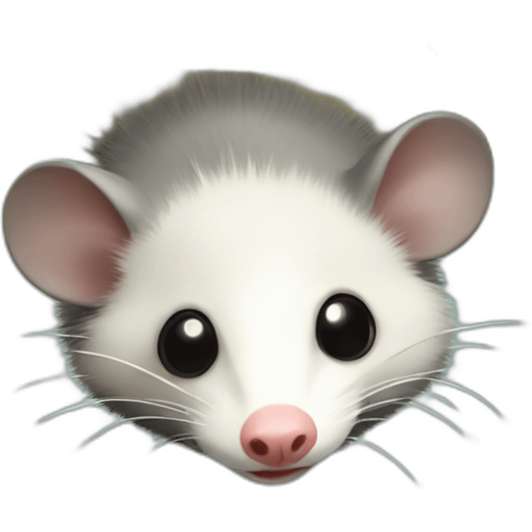 Opossum hanging upside down emoji