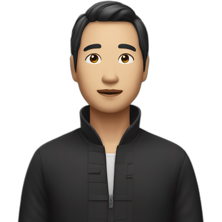 un homme noir asiatique emoji