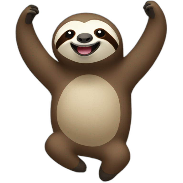 sloth dancing emoji