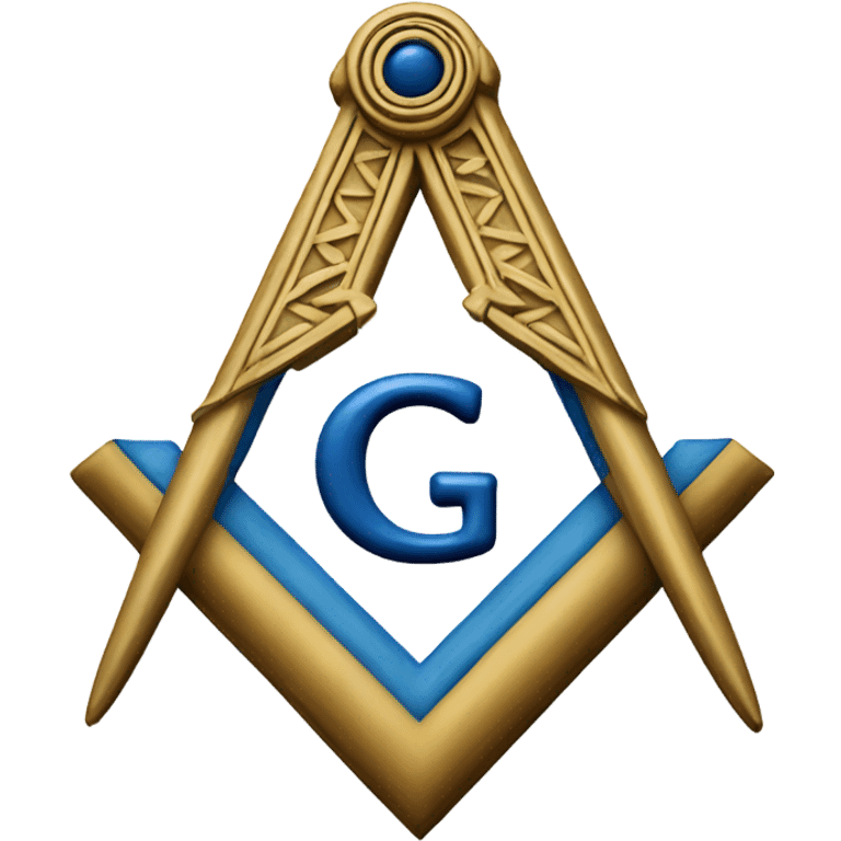 Freemason logo with letter g emoji