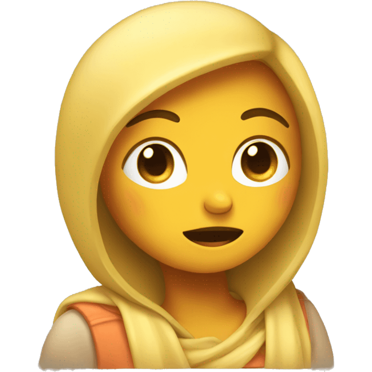 Chica dormida emoji