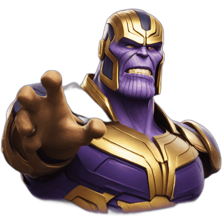 Thanos snapping emoji