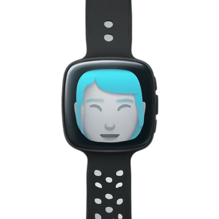 Sleek wearable device like a smartwatch or fitness tracker  emoji