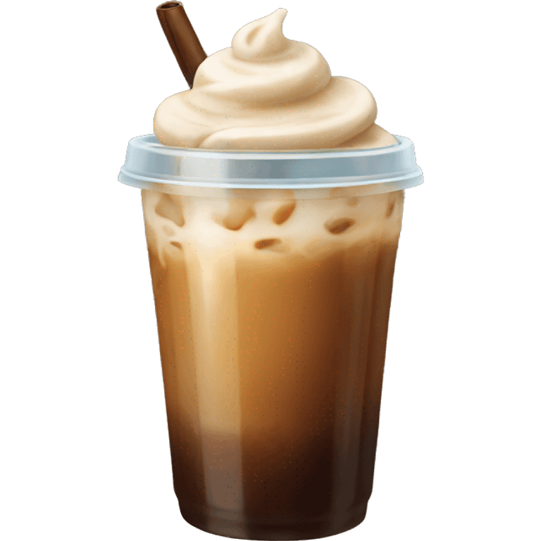 Iced coffee emoji