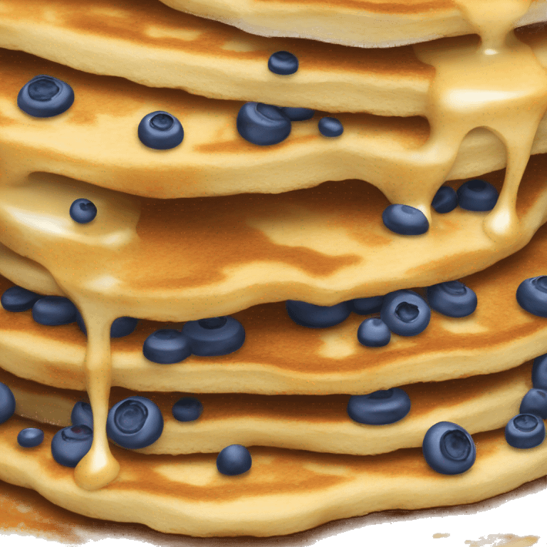 Blueberry pancakes emoji