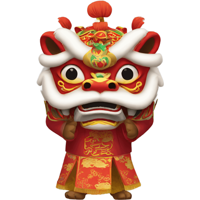 Lion dance emoji