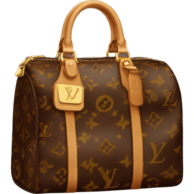 Luis vuitton bag emoji