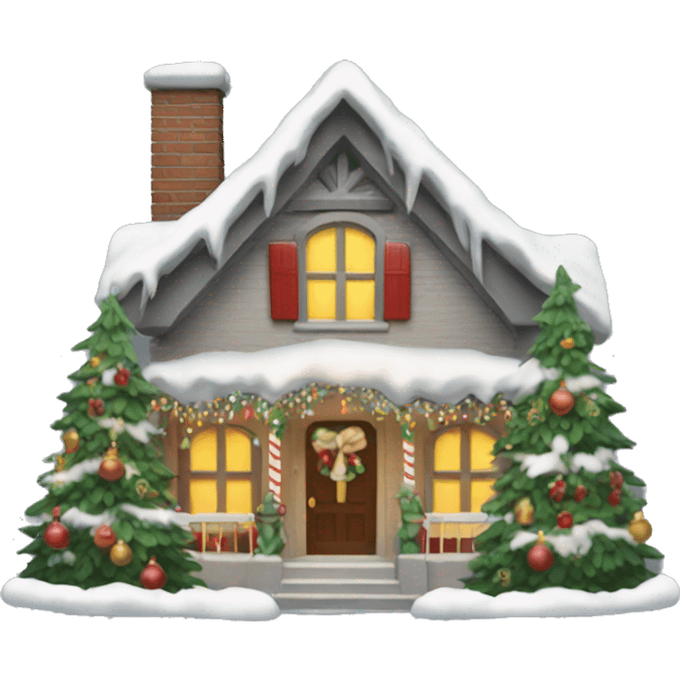 Christmas House emoji