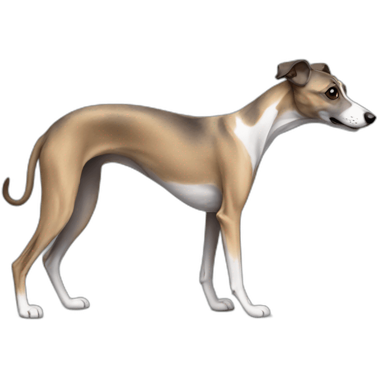 Brindle Whippet emoji