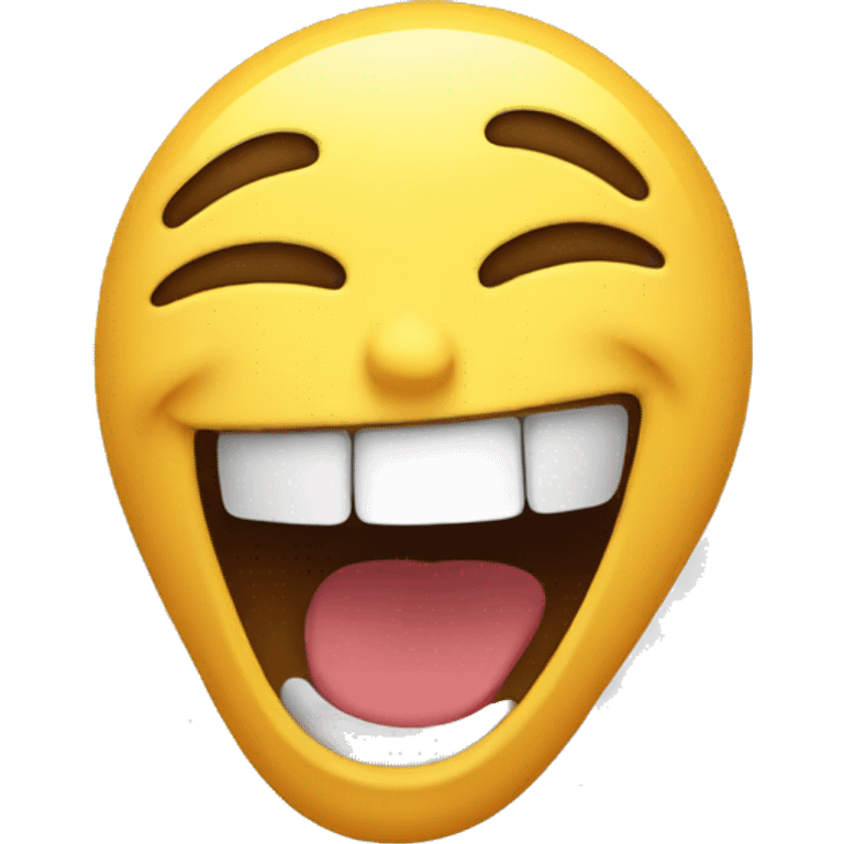 Face Trying to hold laugh in emoji