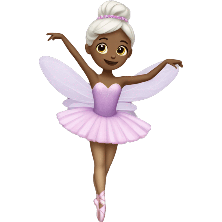 Sugar plum fairy ballerina emoji