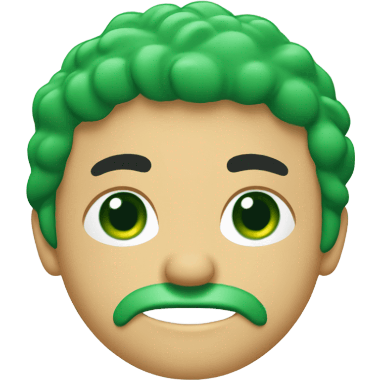 un baño público plástico  portátil color  verde emoji