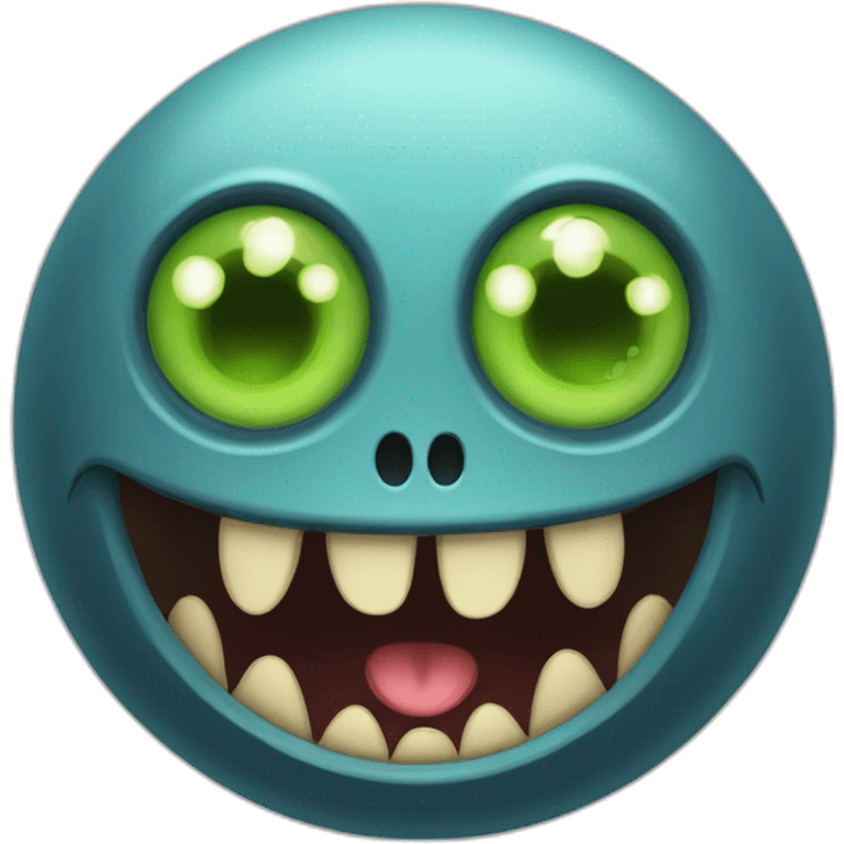 Monstre effrayant emoji