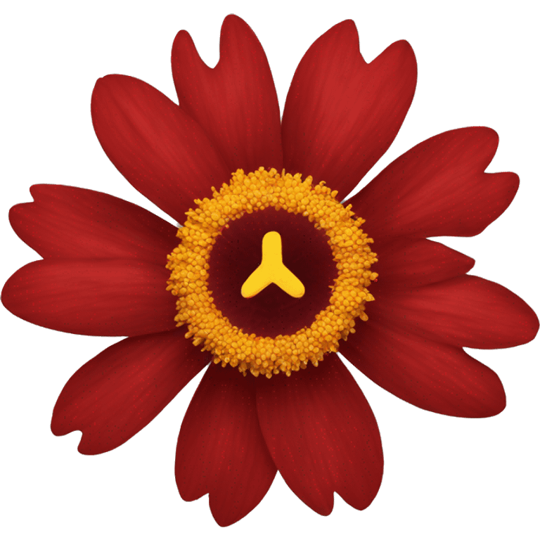 corona de cristo flower red emoji