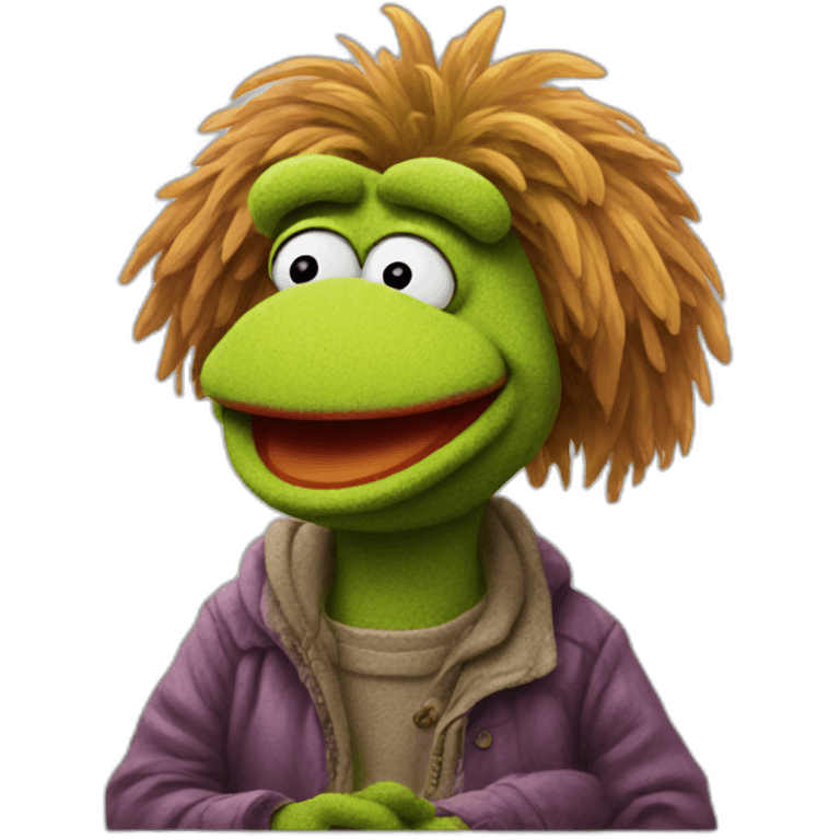 FRAGGLE chatting in WhatsApp  emoji