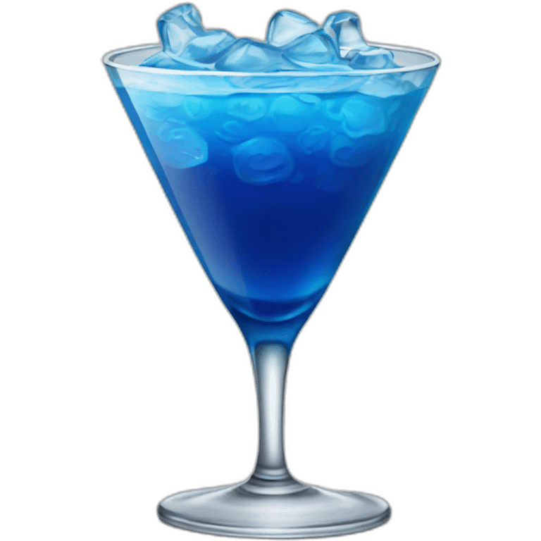 drink blue emoji