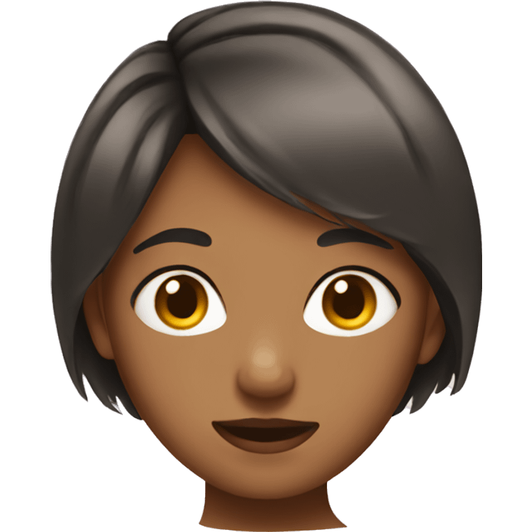 Girl with short hair  emoji