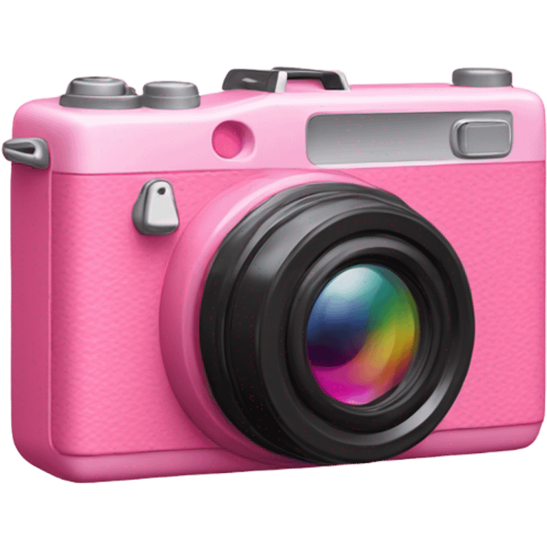 pink camera emoji