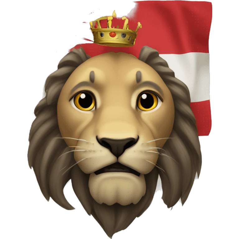 flag with flemmish lion emoji