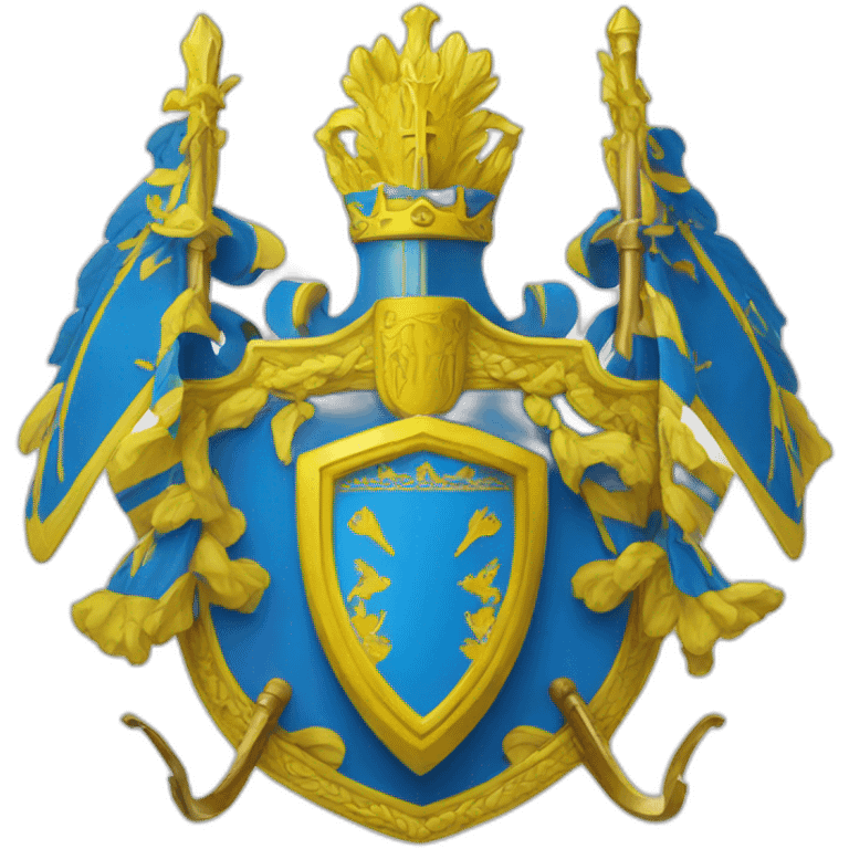 Ukrainian coat of arms Trident emoji