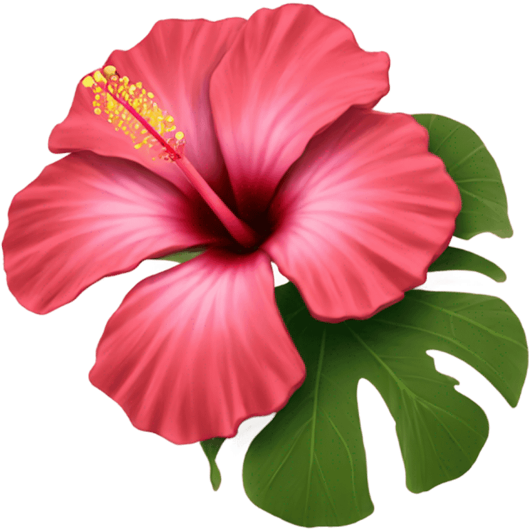 Hibiscus flower emoji