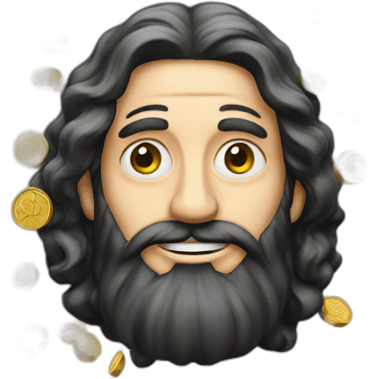 Jewish with coins emoji