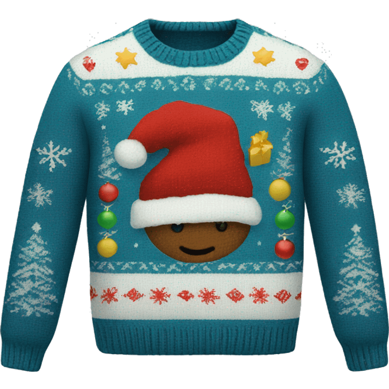 Christmas sweater emoji