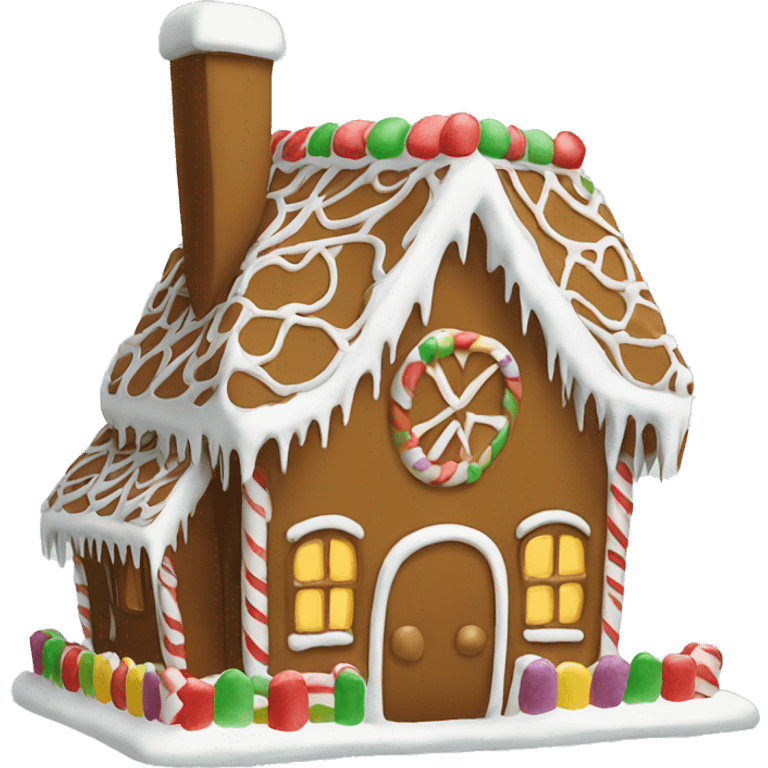 gingerbread house emoji