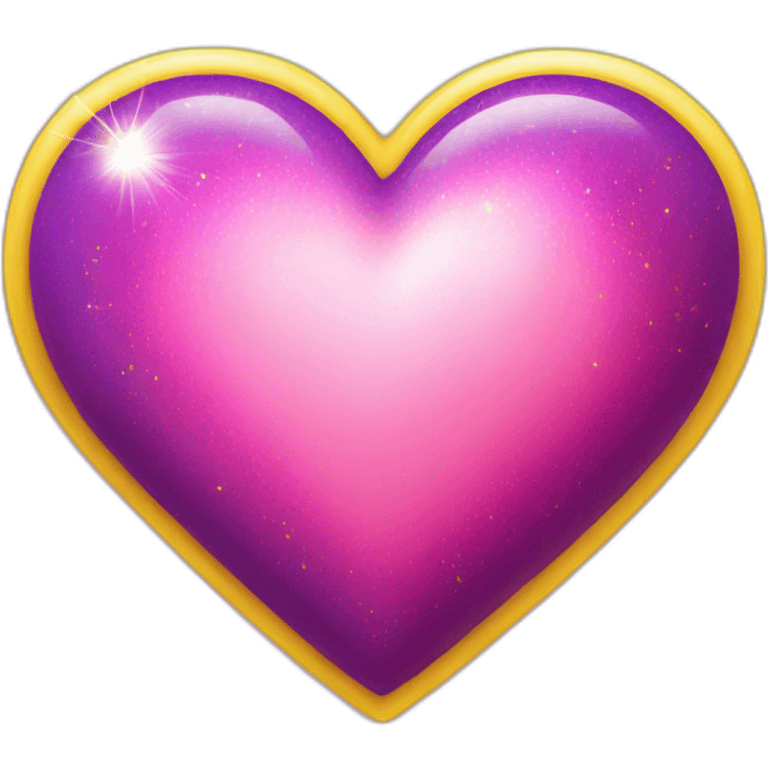 pink-and-purple-heart-with-yellow-sparkles emoji