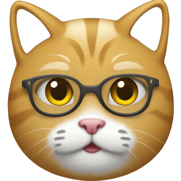 Cat student emoji