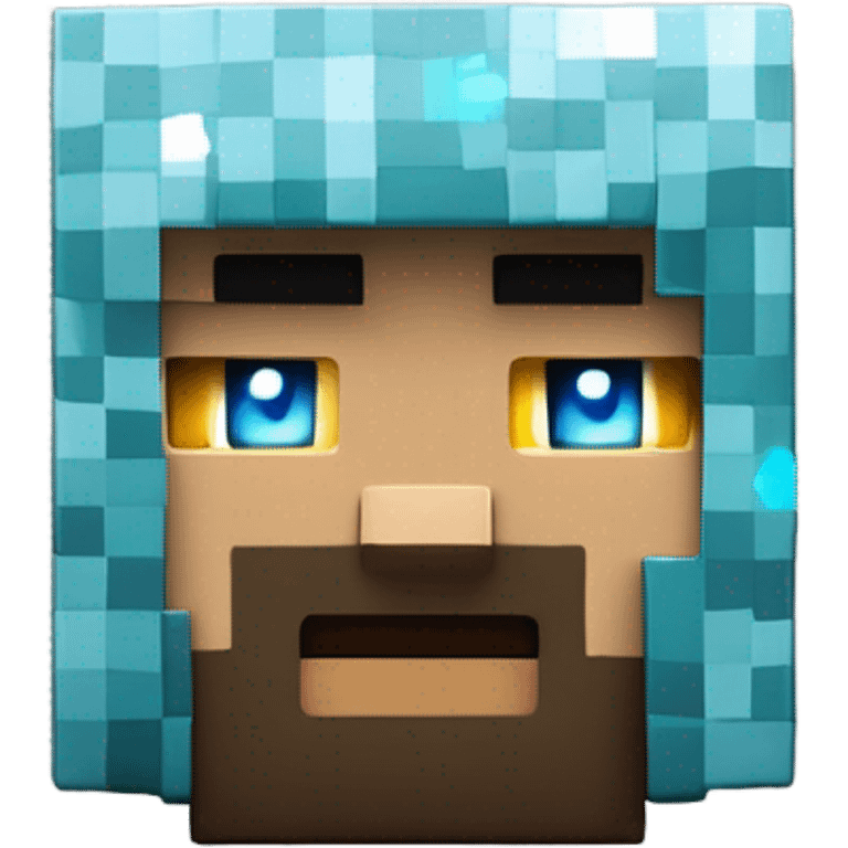 Picareta de Diamantes do minecraft emoji