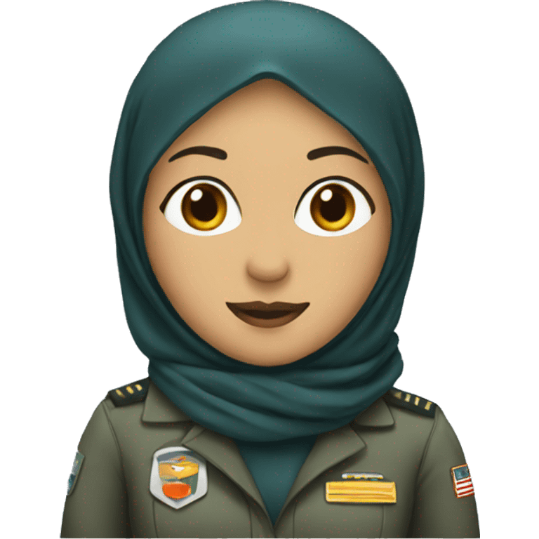 Pilot With Hijab emoji