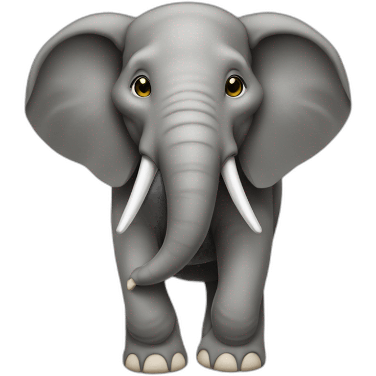 Élephant sur souris emoji