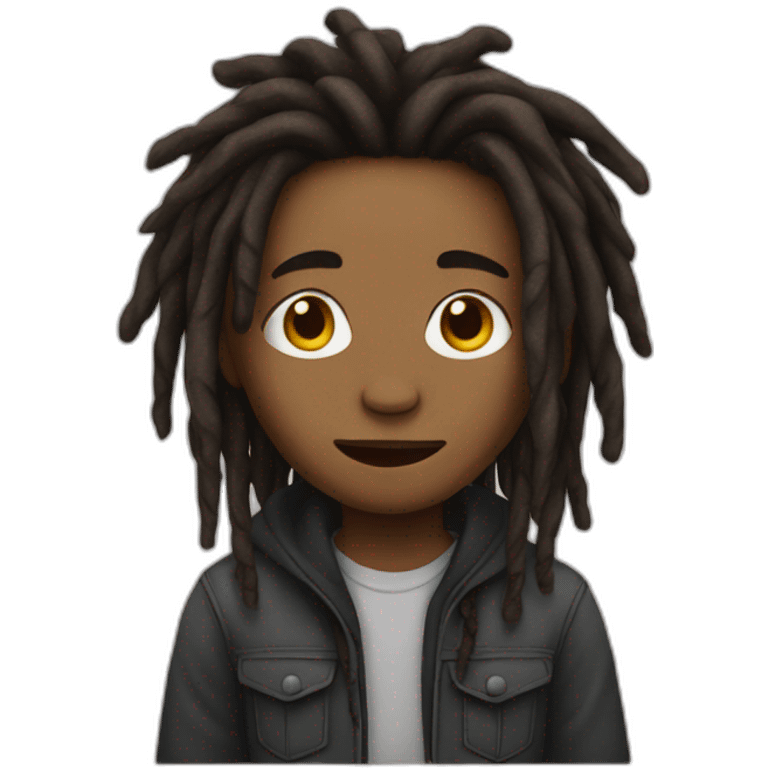 Boy with dreads emoji