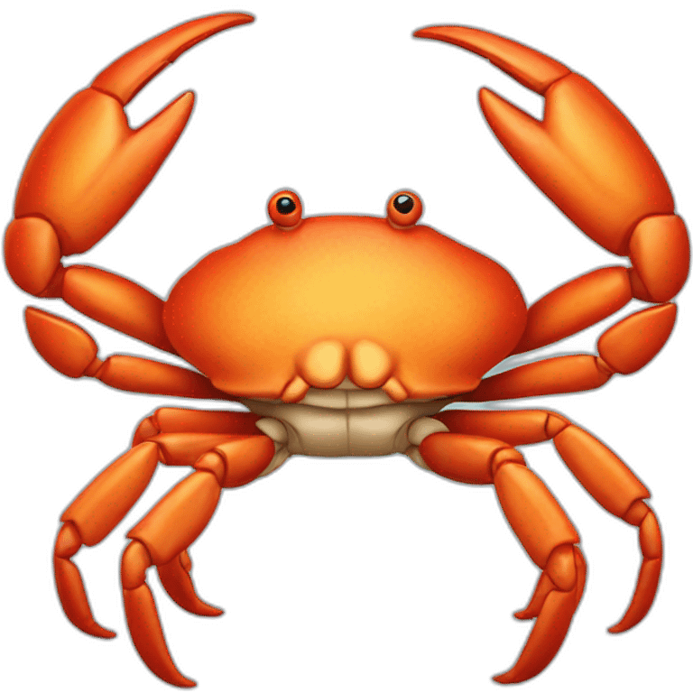 a crab with ears emoji