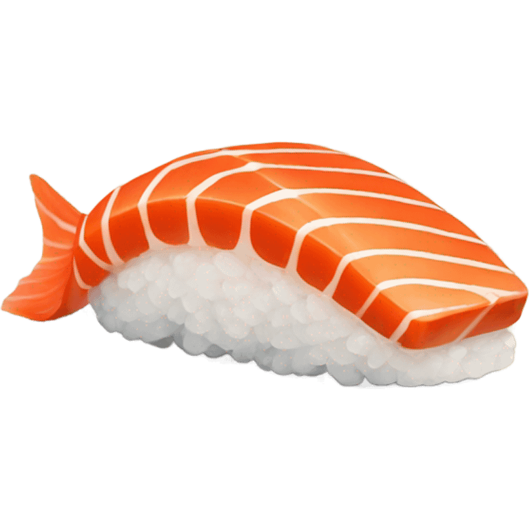 Salmon nigiri emoji