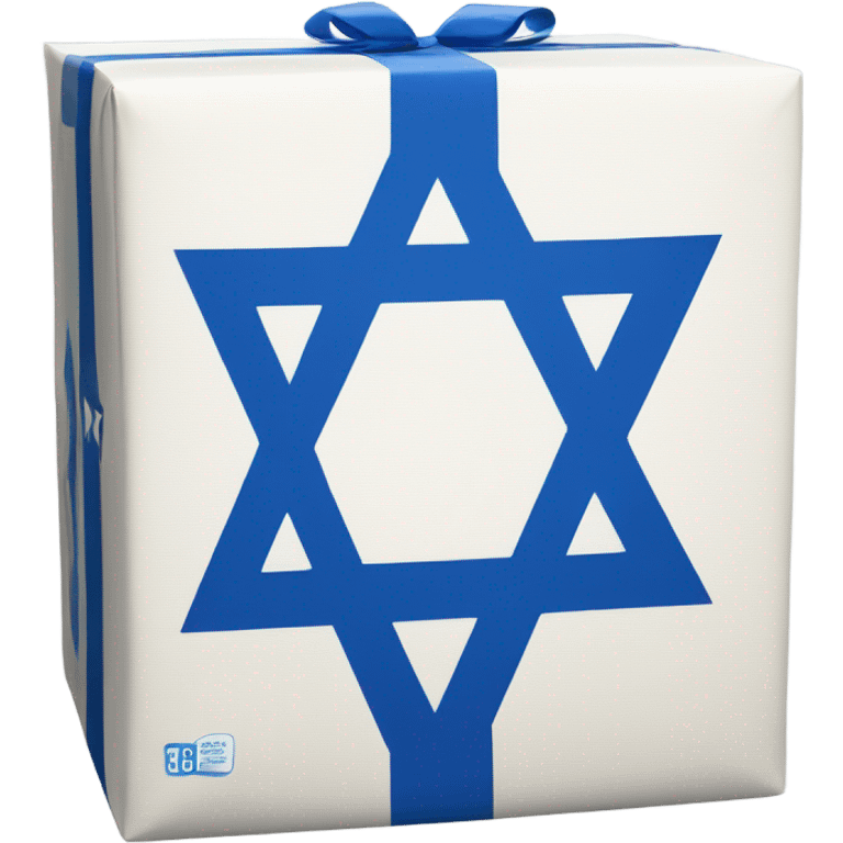 Israeli flag as a gift  emoji