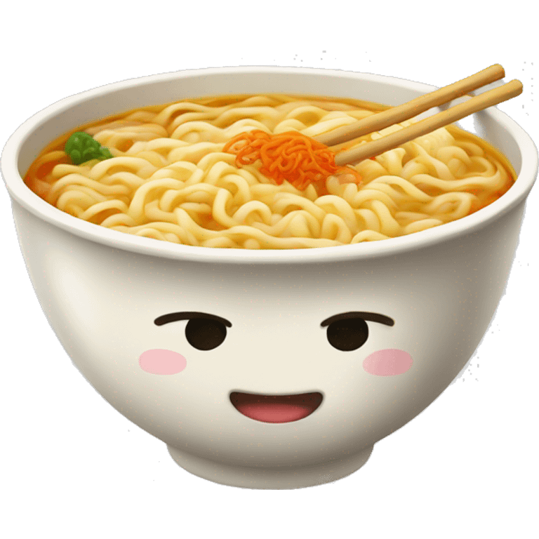 Ramen noodle soup emoji