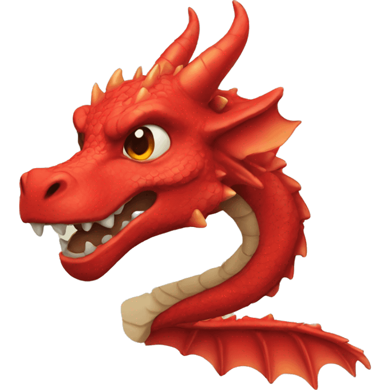 Red dragon emoji