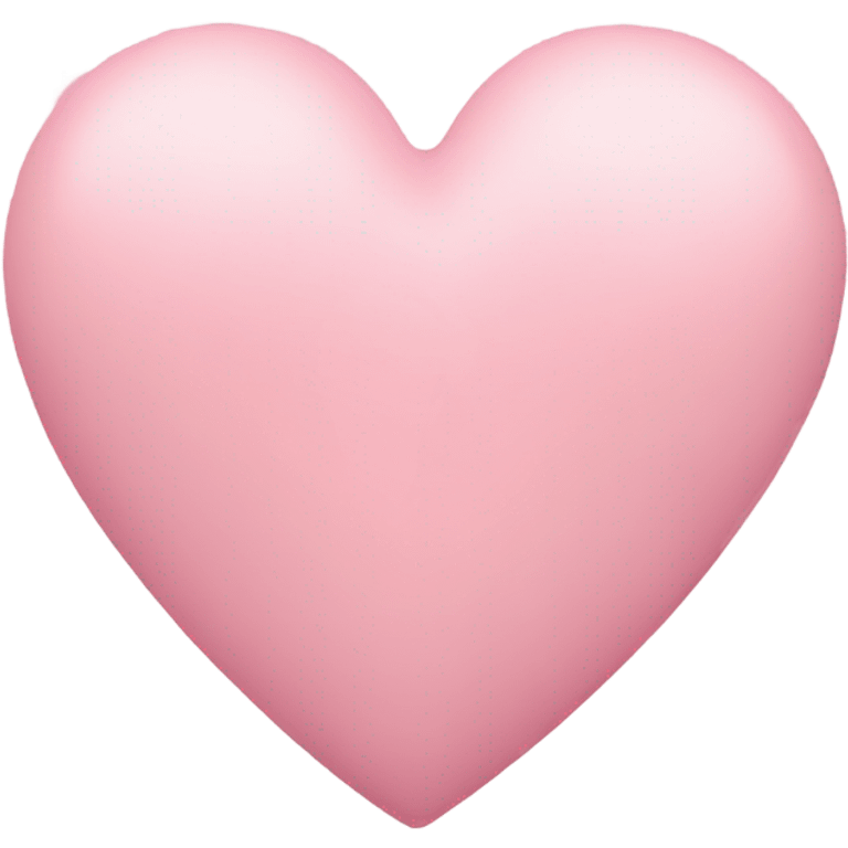 pastel pink heart emoji