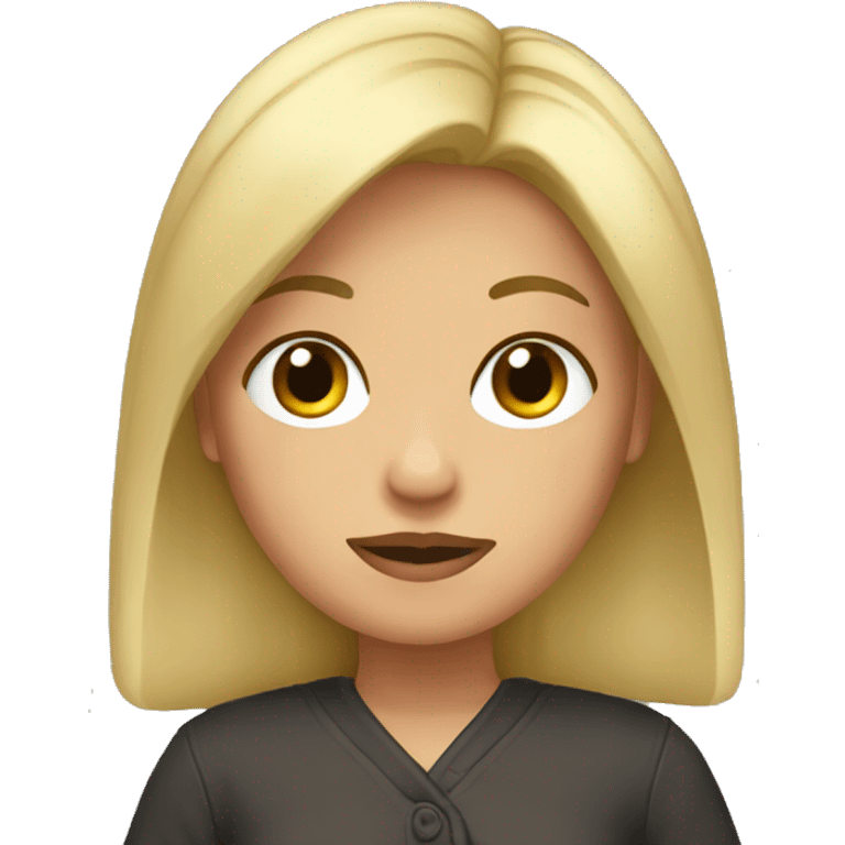 nena rubia emoji