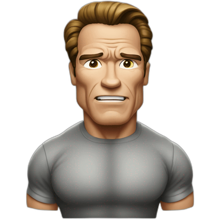 arnold schwarzenegger standing emoji