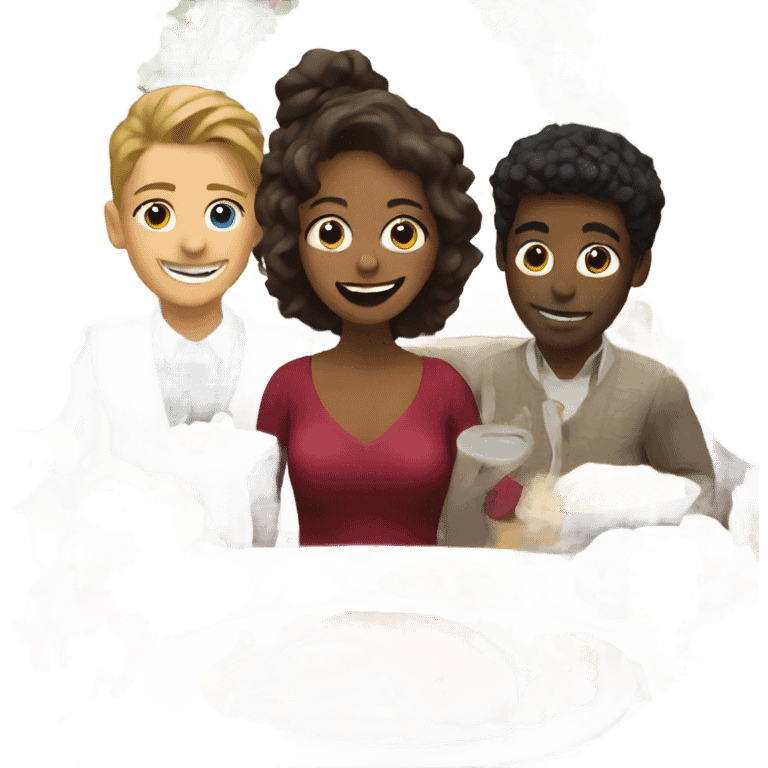 Christmas dinner emoji