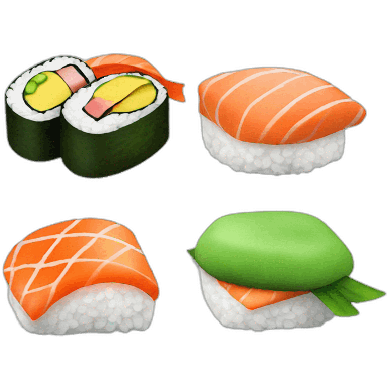 sushi-mario-luigi-angel emoji